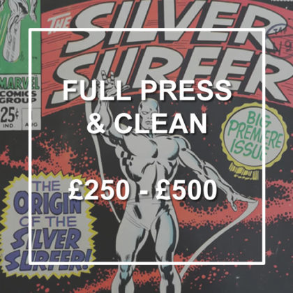 Full Press and Clean: £250- £500