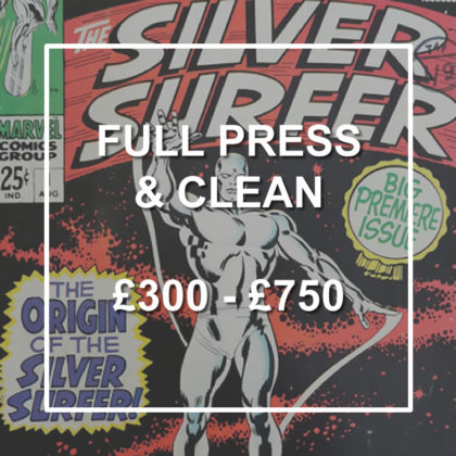 Full Press and Clean: £300- £750