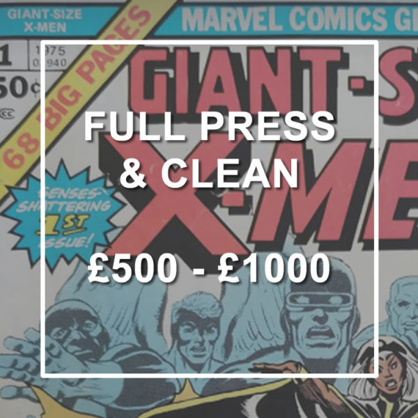 Full Press and Clean: <br>£500- £1000