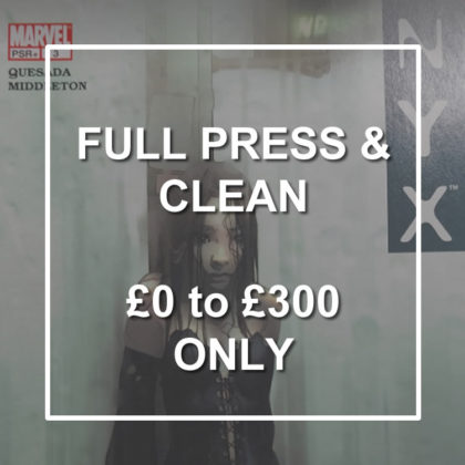 Full Press and Clean: £0 to £300